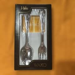 JAL 銀座 和光 WAKO スプーン フォーク セット チューリップ - メルカリ
