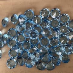 ◾️メルカリ匿名配送◾️アクリルストーン　青　水色　50個のサムネイル