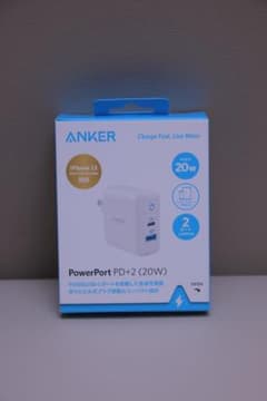 【新品未開封】Anker PowerPort PD+2（20W）ホワイトのサムネイル