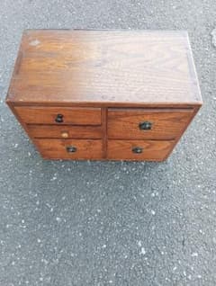 特*壺様 小引き出し　戦前　木製　欅　南満州鉄道株式会社の焼き印付き　戦時資料 特*壺様 小引き出し 戦前 木製 欅 南満州鉄道株式会社の焼き印