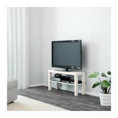 ☆木製シンプルテレビラック ☆　IKEA　ホワイトのサムネイル