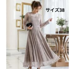 niana 2wayバックリボン総レース結婚式ワンピースドレスのサムネイル