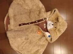 HOT BISCUITS ベビーポンチョ くま耳 フード付きのサムネイル