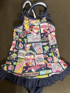 メゾピアノ ミミポポ 110cm ワンピース水着 美品 - メルカリ