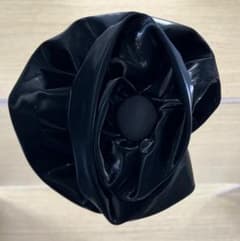 acca アッカ カチューシャ ヘアアクセサリー ブラック サテン？ 保存袋