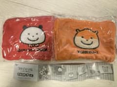 KOREZUNU ポーチセット 赤とオレンジのサムネイル
