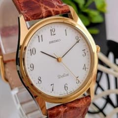 양품 SEIKO 남성 시계 돌체 화이트 화이트 스마트 & 심플 실용적