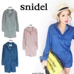 スナイデル♡snidel オールインワンシャツのサムネイル