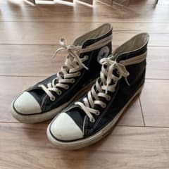 コンバース オールスター ハイ ブラック レザーのサムネイル