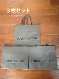 LOUIS VUITTON ショッパー 3枚セット 紙袋 - メルカリ