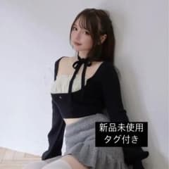 and mary Mew frill tops ブラックのサムネイル