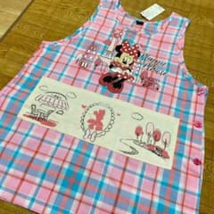 エプロン　保育　ミニー　ピンクのサムネイル