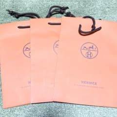 エルメス Hermes 未使用 ショッパー 3枚 買物袋のサムネイル