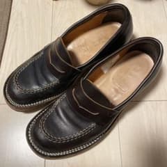 rolling dub trio ルーツローファー　馬革　茶芯のサムネイル
