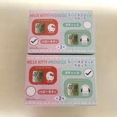 ラバーマスコット　クロック　ハローキティ　ポチャッコ　2種のサムネイル