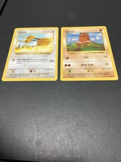 Doduo Diglett 도도 디그다 영어 버전 2장 세트 섀도레스