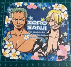 ONE PIECEワンピース ゾロ サンジ 水着 色紙型イラストシート レトロ④