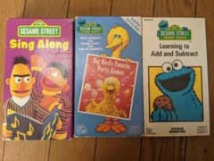 SESAME STREET VHS 3本セット 英語版のサムネイル