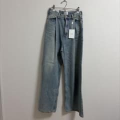 CLANE SUZU TUCK WIDE DENIM PANT アイスブルー 2 - メルカリ