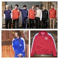 PUMA プーマ BTS あいみょん 着用 同系モデル 襟付き ジャージ T7 