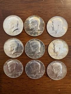 ケネディ ハーフダラー　19枚セット ケネディハーフダラー 銀貨 9枚セット#2 - メルカリ