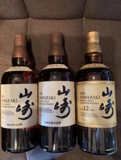 山崎700ml  NV2本12年1本のサムネイル