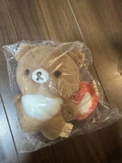 リラックマ　チャイロイコグマ　ぶらさげぬいぐるみ りんご付き　10周年のサムネイル