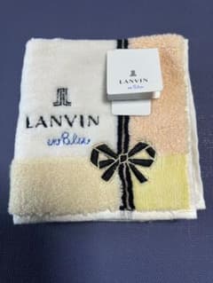 LANVIN en Bleu タオルハンカチ リボンのサムネイル