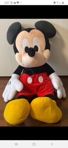 ミッキーマウス BIGぬいぐるみのサムネイル