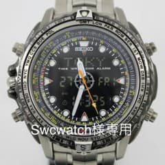 SEIKO プロスペック.スカイプロフェショナル当時定価110,000円チタンのサムネイル