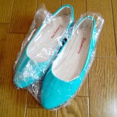 バレエシューズ⭐エメラルドグリーンのサムネイル
