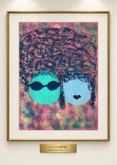 Toshiko アート作品 抽象画「ふたりの境界線」 - メルカリ