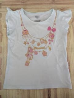 キッズTシャツ【110】プリキュア　袖フリル