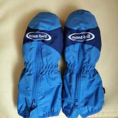 モンベルスノーグローブ　青　2〜3歳　状態良いのサムネイル
