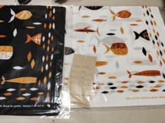 魚柄手ぬぐい 100%コットンのサムネイル