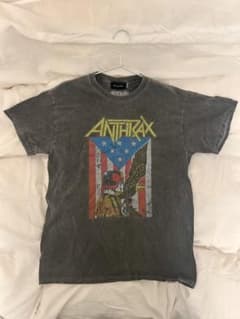 ANTHRAX 半袖Tシャツ ダークグレーのサムネイル