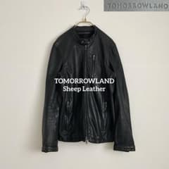 TOMORROWLAND 羊革 ジャケット 黒 L シープレザー ラムスキン TOMORROWLAND 羊革 ジャケット 黒 L シープレザー ラムスキン - メルカリ