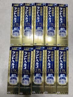 デントヘルスDXプレミアム 大容量10本セット 薬用歯磨き粉 ライオン 