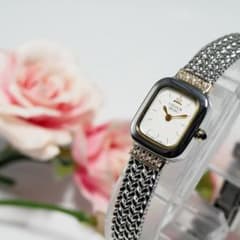 新同品 クレドール セイコー SEIKO スクエア ダイヤK18 腕時計 732