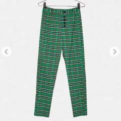 Bershka ハイウエストパンツ チェック柄のサムネイル