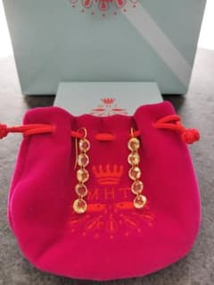 マリーエレーヌドゥタイヤック リヴィエールピアス レモンクォーツ