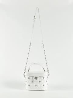 evelyn ハートビジューバニティbag ホワイトのサムネイル