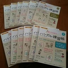 【ハングル練習帳】2013年度 NHKハングル講座 書いてマスター 韓国語 語学のサムネイル