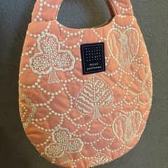 ミナペルホネン ウズラバッグ フォレストカード 刺繍 ミニバッグ 貴重