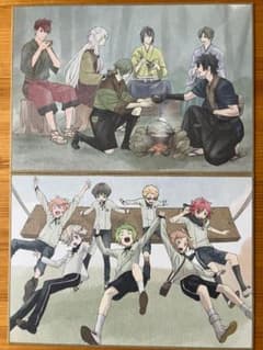 アニメ　刀剣乱舞-花丸- 色紙風かあど　２枚のサムネイル
