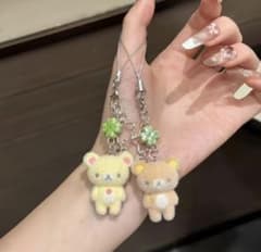 リラックマ コリラックマ クローバー キーホルダー 2個セットのサムネイル