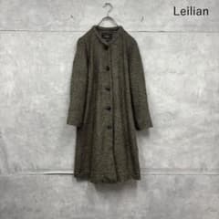 Leilian レリアン ノーカラー プードルコート 日本製 N1654 - メルカリ