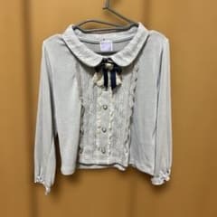 axes femme KIDS アクシーズファムキッズレース襟 ブラウス 110