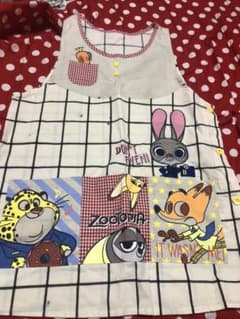 保育士エプロン★ズートピア　最終値下げのサムネイル