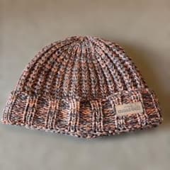 mont-bell ニット帽 ビーニー オレンジミックス M/L - メルカリ